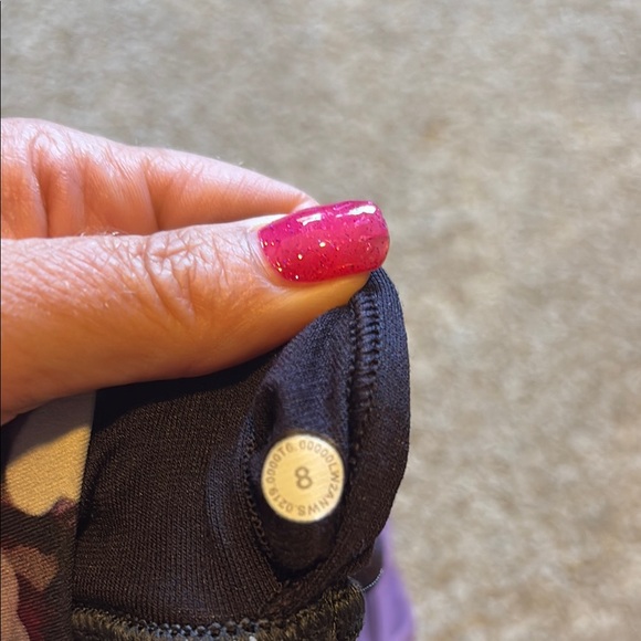 Lululemon Energy Bra - no modesty cups Floral Print Women's Sports Bra - Picture 3 of 3